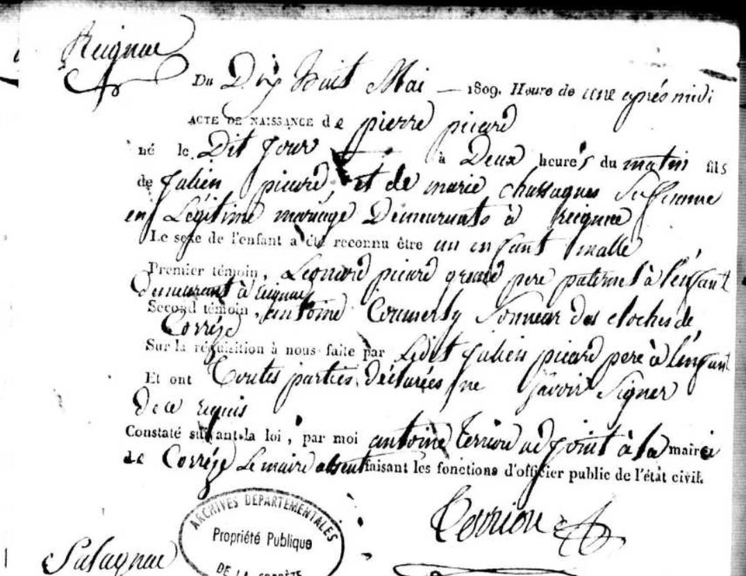 Naissance Picard Pierre 18_05_1809.jpg